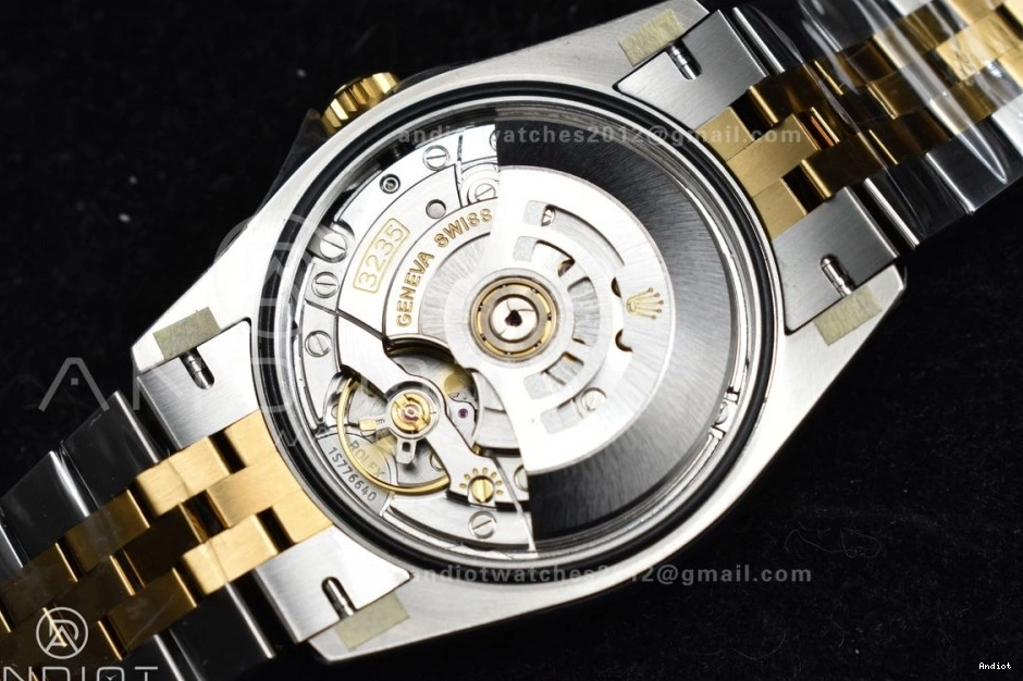 VS 1:1 DateJust Edition Packable Best Bracelet 36 on Dial 904L VSF Textured YG Steel SS 575 Jubilee 126283rbr 0704